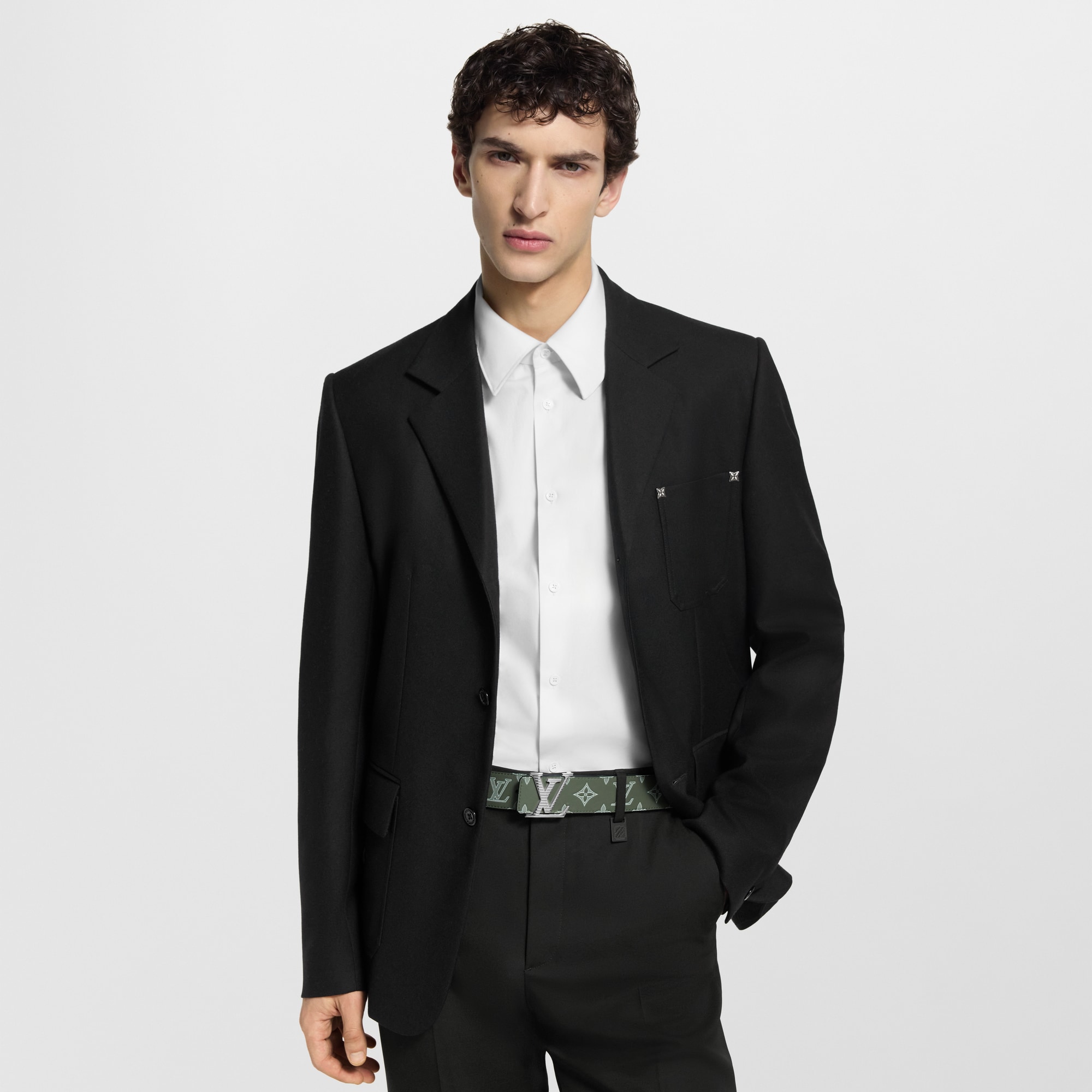 ベルト・LV シャドウ 40MM リバーシブル モノグラム・シャドウ｜ルイ